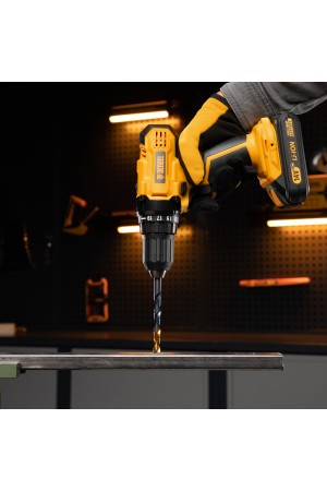 Набор сверл по металлу, 1-13 мм, HSS-Tin, Golden Tip, 25 шт Denzel