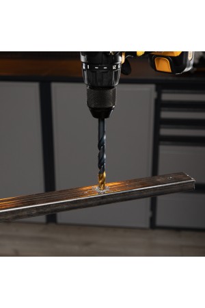 Набор сверл по металлу, 1-13 мм, HSS-Tin, Golden Tip, 25 шт Denzel