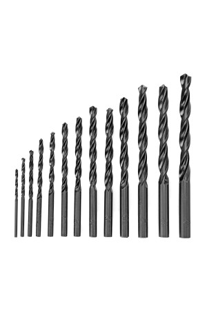 Набор сверл по металлу, 2-8 мм, (через 0.5 мм), HSS, 13 шт, цилиндрический хвостовик Sparta