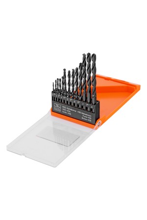 Набор сверл по металлу, 2-8 мм, (через 0.5 мм), HSS, 13 шт, цилиндрический хвостовик Sparta