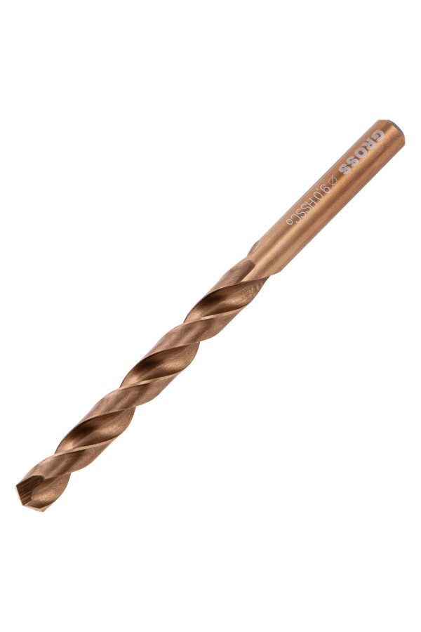 Сверло спиральное по металлу, 9 мм, HSS-Co Gross