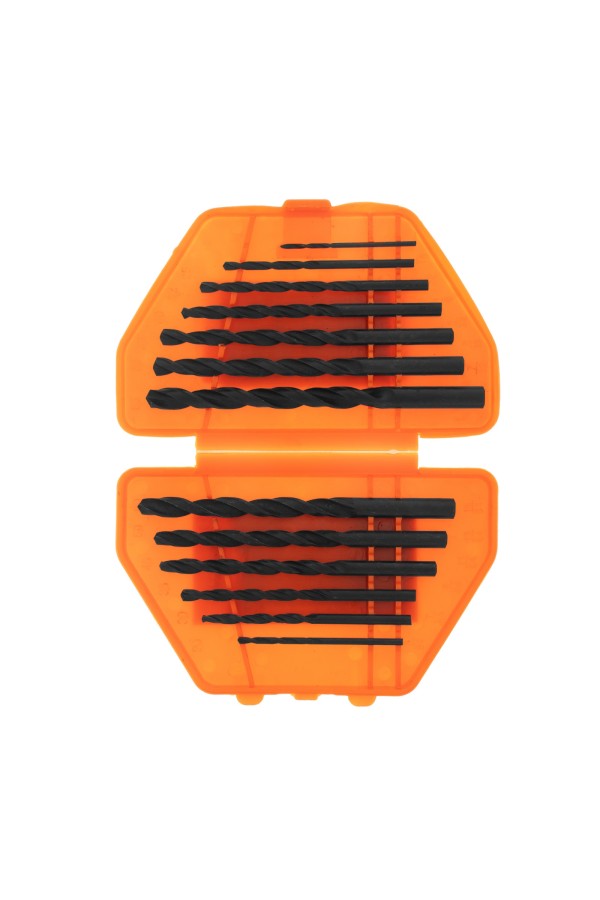 Набор сверл по металлу, 1.5-6.5 мм, (через 0.5 мм) 13 шт, пластиковый бокс, цилиндрический хвостовиковик Sparta