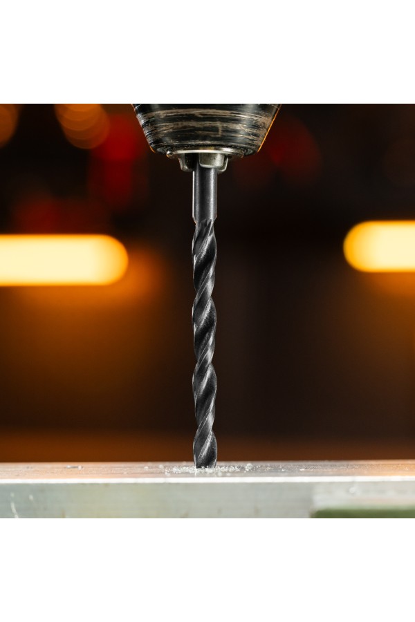 Набор сверл по металлу, 1.5-6.5 мм, (через 0.5 мм) 13 шт, пластиковый бокс, цилиндрический хвостовиковик Sparta