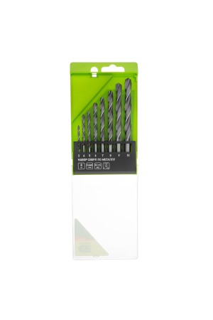 Набор сверл по металлу, 3-10 мм, 8 шт, Р6М5, пластиковый кейс, Сибртех