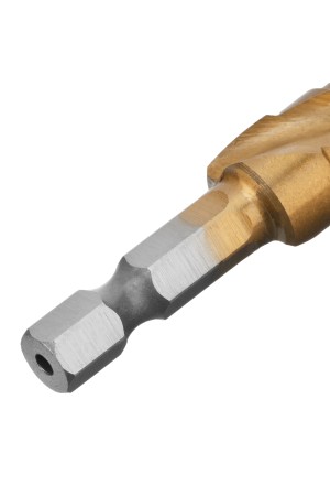 Сверло ступенчатое 4-5-6-7-8-9-10-11-12 мм, HSS, спиральный профиль, шестигранный хвостовик Matrix