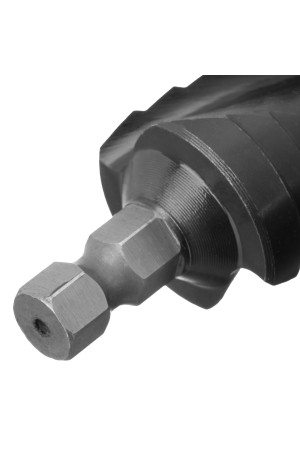 Сверло ступенчатое, 6-8-10-12-14-16-18-20-22-24-26-28-30мм, Р6М5, 6-гр. хвостовик Denzel