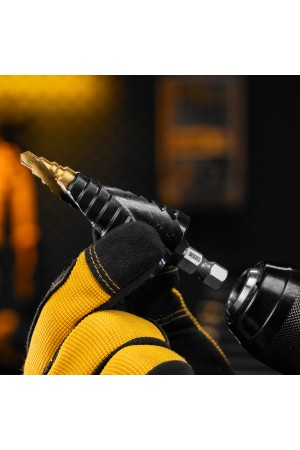 Сверло ступенчатое, 6-8-10-12-14-16-18-20-22-24-26-28-30мм, Р6М5, 6-гр. хвостовик Denzel