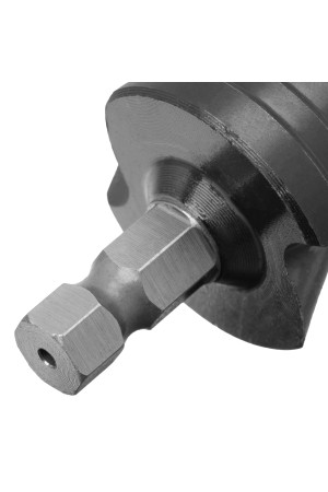 Сверло ступенчатое, 9-12-15-18-21-24-27-30-33-36 мм, Р6М5, 6-гр. хвостовик Denzel