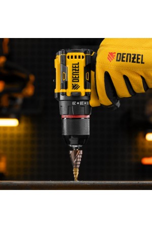 Сверло ступенчатое 4-6-8-10-12-14-16-18-20 мм, Р6М5К5, 6-гр. хвостовик Denzel