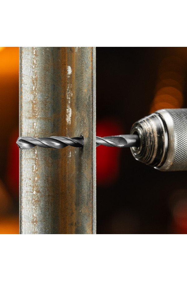 Набор сверл по металлу, 1-10 мм, (через 0.5 мм) HSS 19 шт, пластиковый бокс, цилиндрический хвостовиковик Sparta