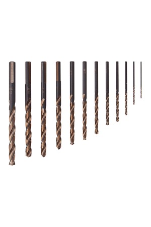 Набор сверл по металлу, 1-10 мм (через 0.5 мм), 19 шт, Р6М5, многогранная заточка, бокс Барс