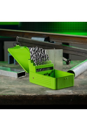 Набор сверл по металлу, 1-13 мм, 25 шт, HSS, в металлической коробке Сибртех