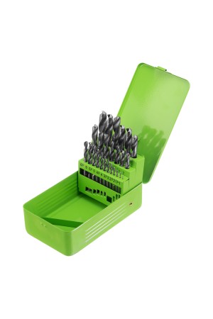 Набор сверл по металлу, 1-13 мм, 25 шт, HSS, в металлической коробке Сибртех