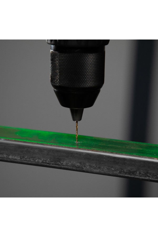 Набор нитридтитановых сверл по металлу, 1.5-6.5 мм. (через 0.5 мм.+3.2 мм, 4.8 мм.) НSS 13 шт Сибртех