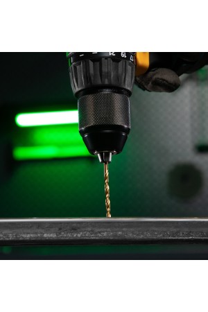 Набор нитридтитановых сверл по металлу, 1.5-6.5 мм. (через 0.5 мм.+3.2 мм, 4.8 мм.), НSS, 13 шт Сибртех