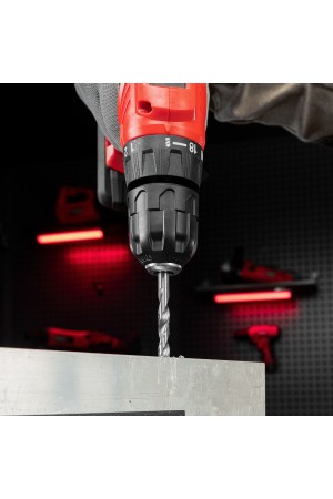 Набор сверл по металлу, 1-10 мм (через 0.5 мм), HSS, 19 шт, металлическая коробка, цилиндрический хвостовик Matrix