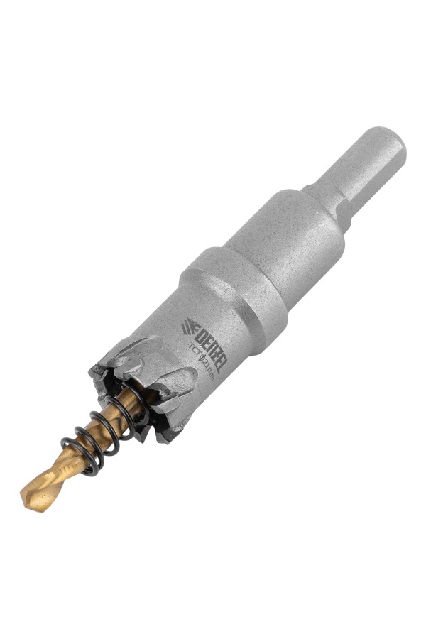 Коронка по металлу твердосплавная, 21 мм Denzel