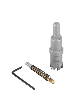 Коронка по металлу твердосплавная, 21 мм Denzel