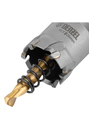 Коронка по металлу твердосплавная, 26 мм Denzel