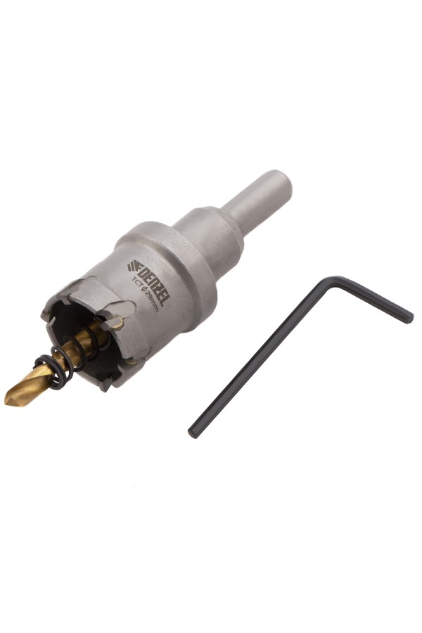 Коронка по металлу твердосплавная, 29 мм Denzel