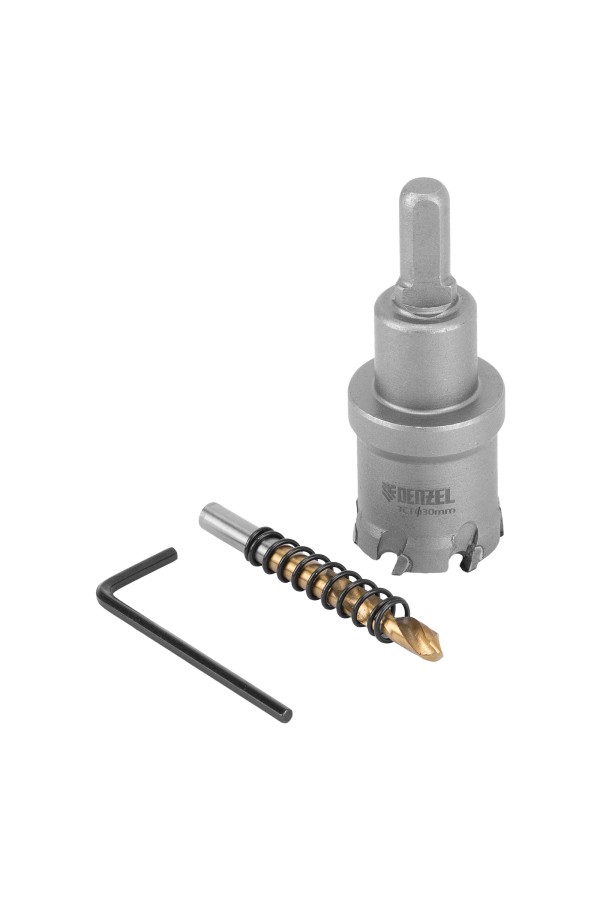 Коронка по металлу твердосплавная, 30 мм Denzel