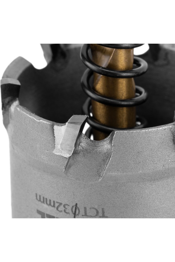 Коронка по металлу твердосплавная, 32 мм Denzel