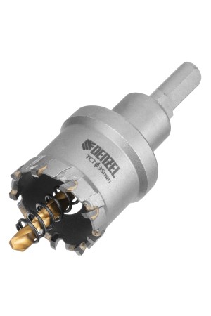 Коронка по металлу твердосплавная, 35 мм Denzel