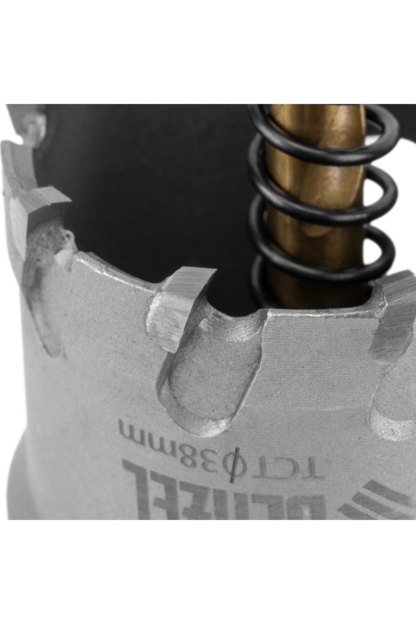 Коронка по металлу твердосплавная, 38 мм Denzel