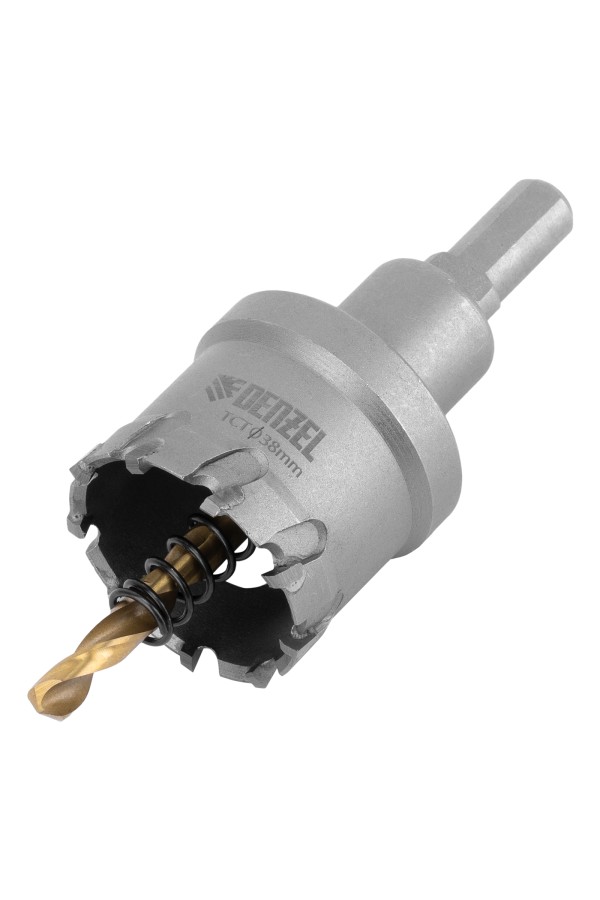 Коронка по металлу твердосплавная, 38 мм Denzel