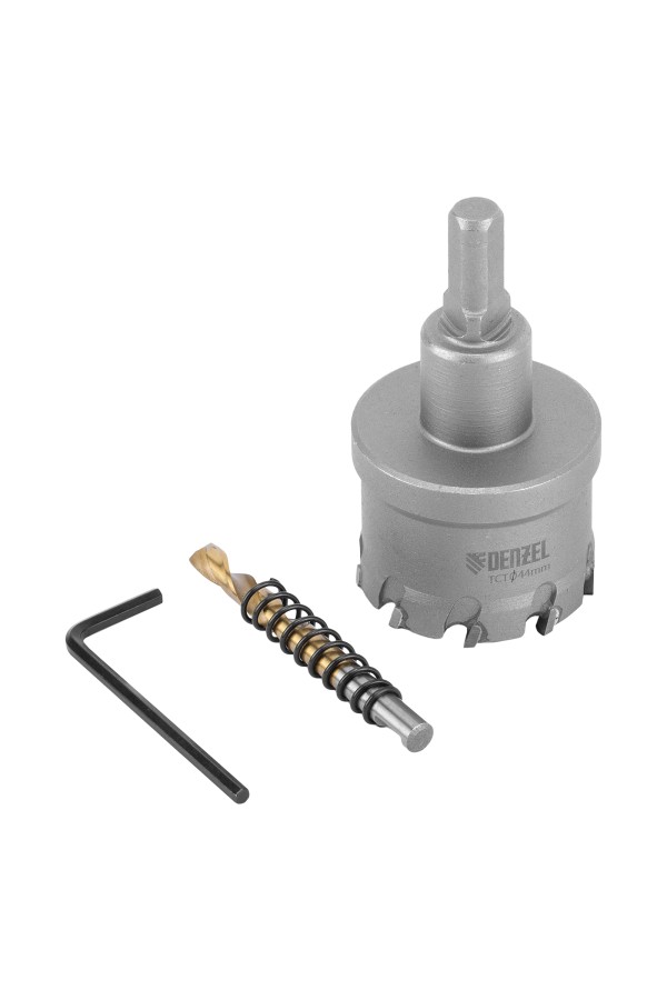 Коронка по металлу твердосплавная, 44 мм Denzel