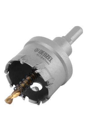 Коронка по металлу твердосплавная, 47 мм Denzel