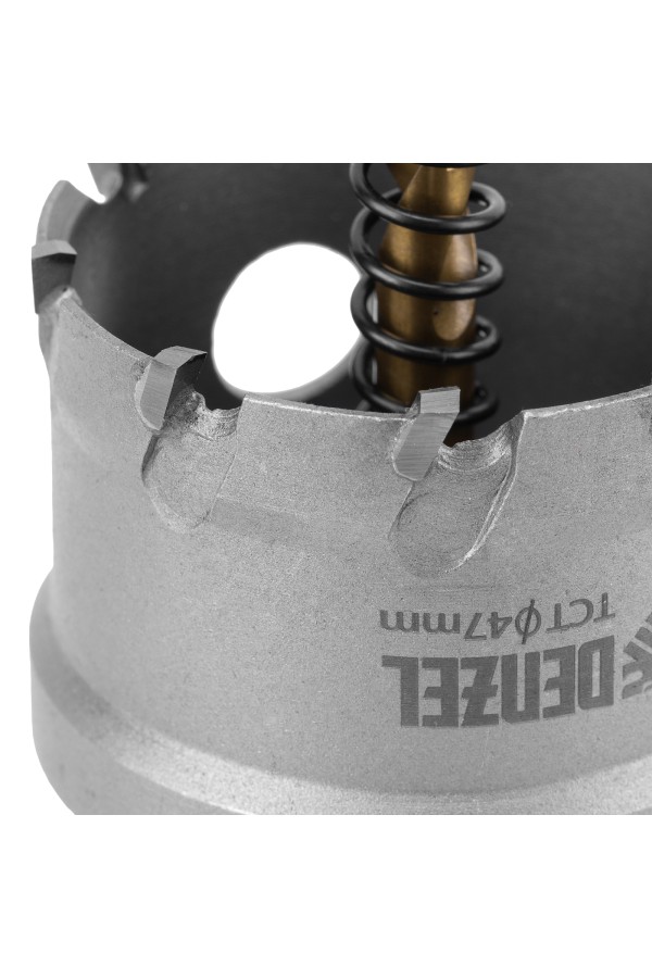 Коронка по металлу твердосплавная, 47 мм Denzel