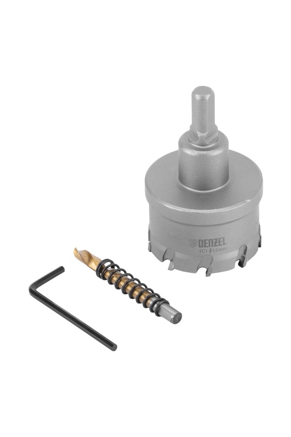 Коронка по металлу твердосплавная, 51 мм Denzel