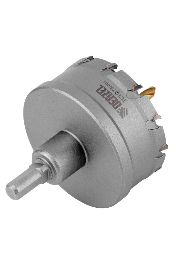 Коронка по металлу твердосплавная, 73 мм Denzel