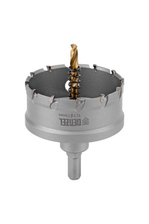 Коронка по металлу твердосплавная, 73 мм Denzel