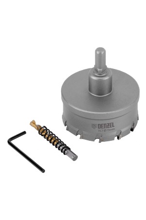 Коронка по металлу твердосплавная, 73 мм Denzel