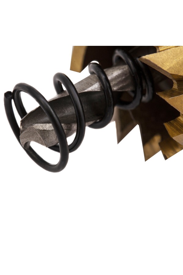 Коронка по металлу HSS, 21 мм, нитридтитановое покрытие Denzel