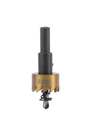 Коронка по металлу HSS, 22 мм, нитридтитановое покрытие Denzel