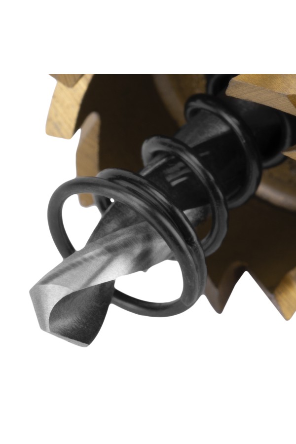 Коронка по металлу HSS, 22 мм, нитридтитановое покрытие Denzel