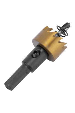 Коронка по металлу HSS, 22 мм, нитридтитановое покрытие Denzel