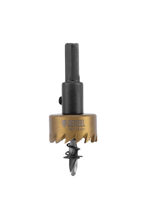 Коронка по металлу HSS, 25 мм, нитридтитановое покрытие Denzel