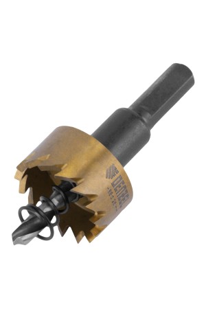 Коронка по металлу HSS, 26 мм, нитридтитановое покрытие Denzel