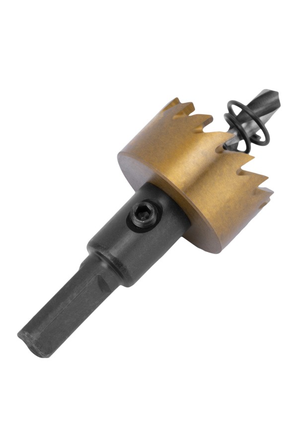 Коронка по металлу HSS, 26 мм, нитридтитановое покрытие Denzel