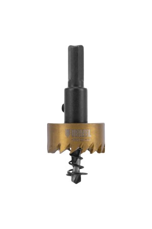 Коронка по металлу HSS, 28 мм, нитридтитановое покрытие Denzel