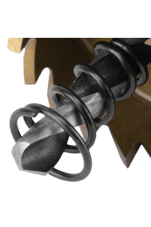 Коронка по металлу HSS, 28 мм, нитридтитановое покрытие Denzel