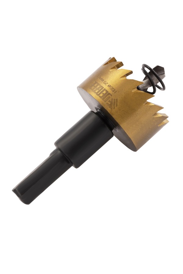 Коронка по металлу HSS, 29 мм, нитридтитановое покрытие Denzel
