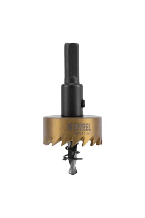 Коронка по металлу HSS, 30 мм, нитридтитановое покрытие Denzel