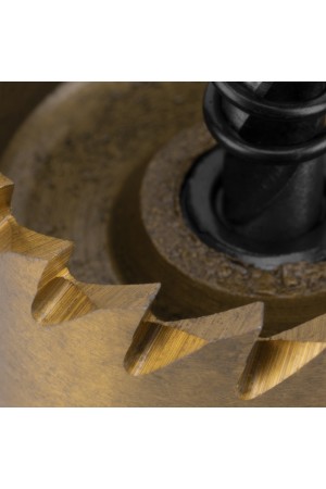 Коронка по металлу HSS, 32 мм, нитридтитановое покрытие Denzel