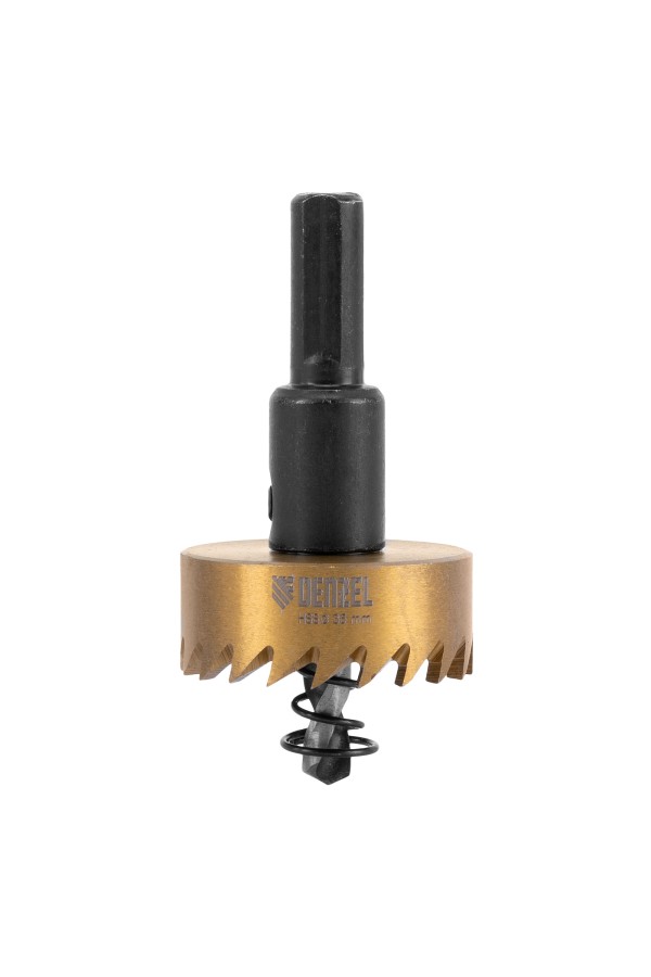 Коронка по металлу HSS, 35 мм, нитридтитановое покрытие Denzel