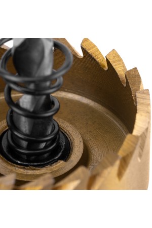 Коронка по металлу HSS, 35 мм, нитридтитановое покрытие Denzel